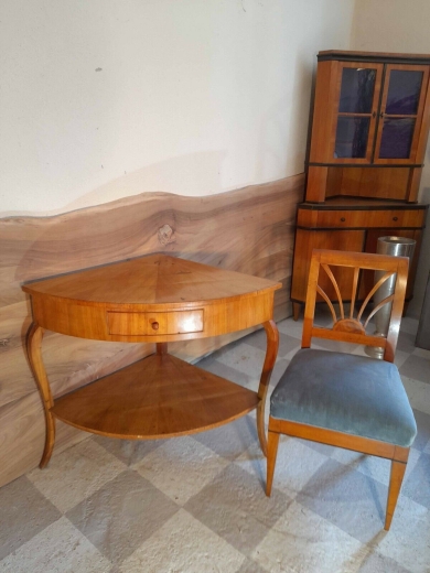 Biedermeier Ecktisch Kirschbaum um 1810