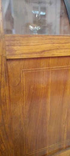 Biedermeier Vitrine Kirschbaum