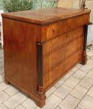 Biedermeier Kommode Sekretär - Schreibkommode um 1830 Nussbaum