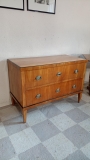 klassische Biedermeier Kommode, Kirschbaum auf Nadelholz furniert um 1820/30
