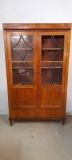 Biedermeier Vitrine Kirschbaum
