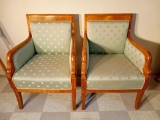 Biedermeier Sitzgruppe Kirschbaum um 1830 Sofa 2 Sessel