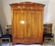 Biedermeier Kirschbaum Schrank um 1810 Schinkeldach