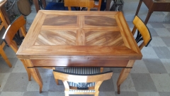 Traumhafter Biedermeier Tisch ausziehbar Kirschbaum Nussbaum